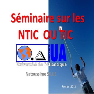 Seminaire sur les ntic par siloue n...