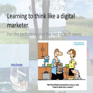 Learning to think like a digital ma...