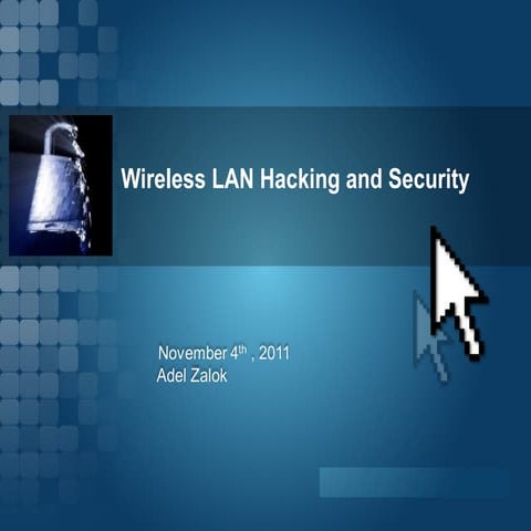 Wireless hacking and security
