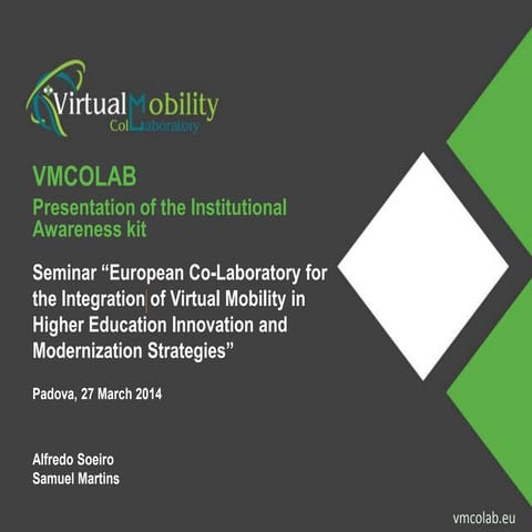 Seminar “European Co-Laboratory for the Integration of Virtual Mobility in Hi...