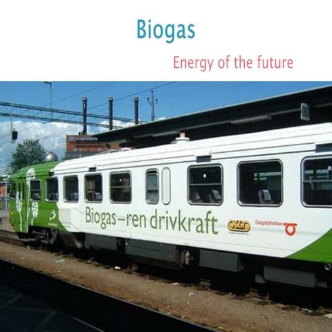 Biogas-energy of the future
