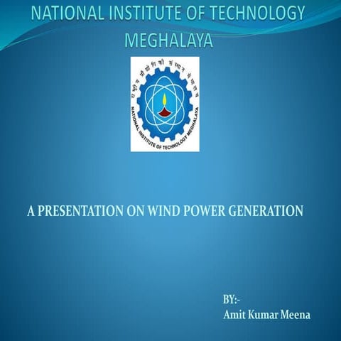 WIND POWER GENERATION
