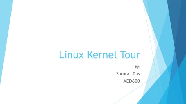 Linux Kernel Tour