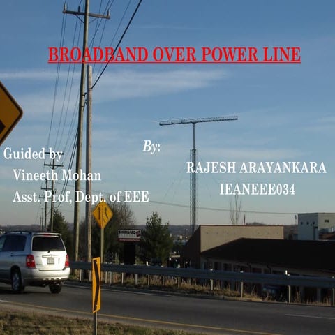 Broadband Over Power Lines (BPL)