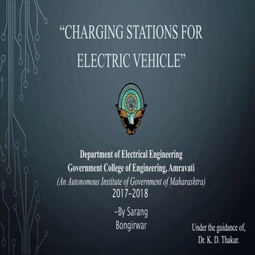 Charging Stations For Electric Vehicle