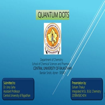 Quantum Dots