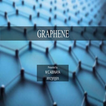 Seminar about graphene