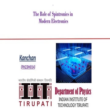Role of Spintronics in modern day electronics.pptx