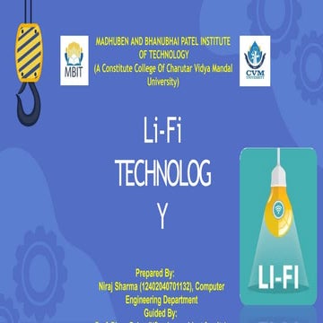 Li fi technology ppt | PPTX