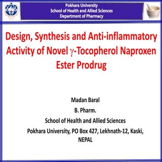 Novel Tocopherol Naproxen Ester Pro...
