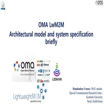 OMA Lightweight M2M 