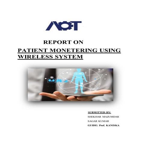 Seminar (patient monitoring using wireless system)(new)