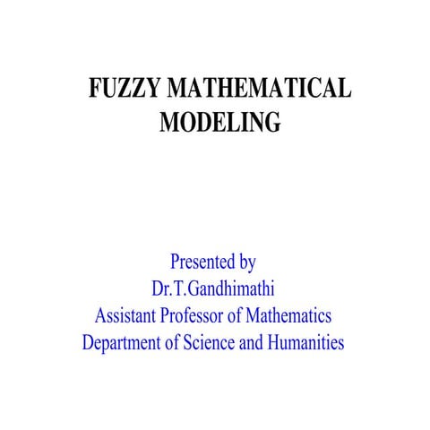 A study about Fuzzy sets and Fuzzy logic | PPT