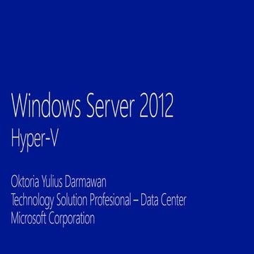 Windows Server 2012 Hyper-V