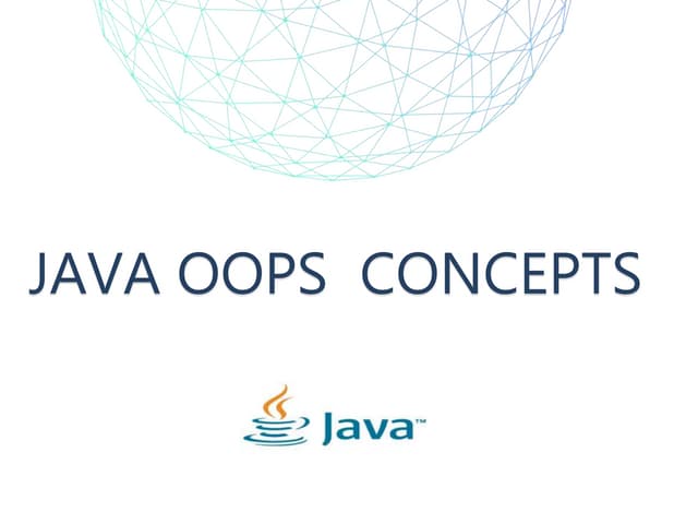 Java OOP Concept | PPT