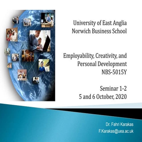 Seminar 1 and 2:    Time Management Grid and Personal Development Planning - ...