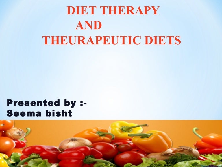 diet therapy ,formulation of theurapeutic diet