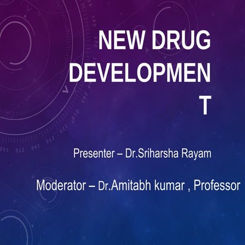 new drug development by harsha
