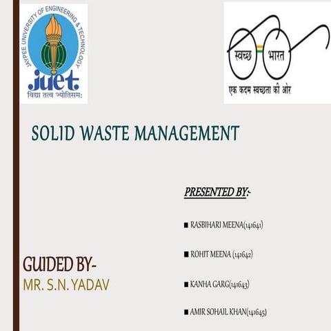 Solid waste disposal  methods