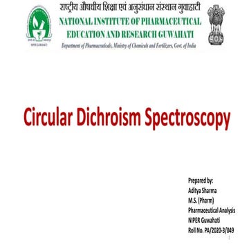 Circular Dichroism Spectroscopy