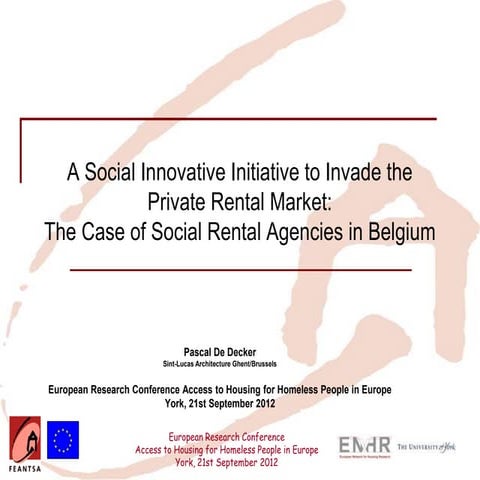 A Social Innovative Initiative to Invade the Private Rental Market: The ...