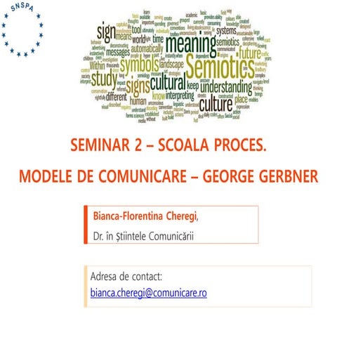 Seminar 2 - Modelul lui Gerbner