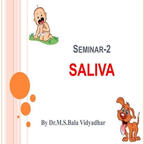  saliva in oral health