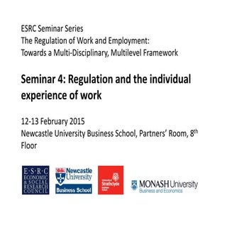 Seminar 4 introduction slides