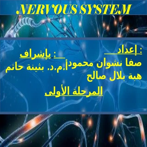 seminar5.pptx Seminar on Nervous system and something