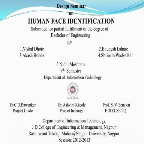 HUMAN FACE IDENTIFICATION 