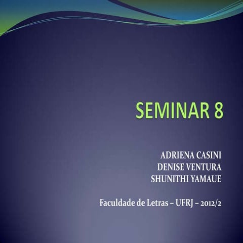 Seminar 8   