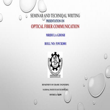 Seminar and techniqal writing