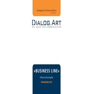 Seminarangebot DialogArt 2012