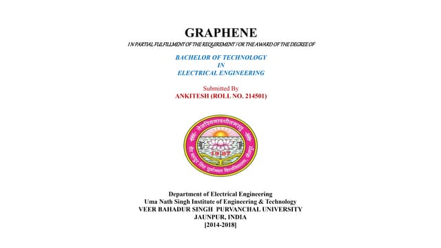 Seminar  graphene ppt