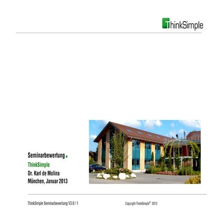 Seminarbewertung think simple v3.0