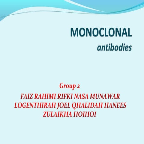 monoclonal antibodies