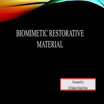 BIOMIMETIC RESTORATIVE MATERIAL
