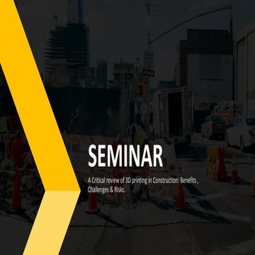 3D Printing in Construction