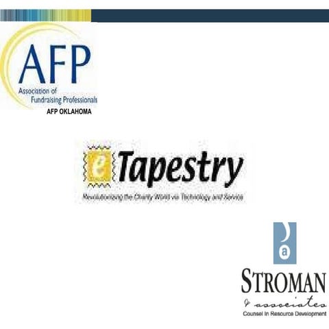 AFP/ Stroman / eTapestry Seminar Oct 6th 2009
