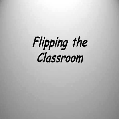 Seminar digitale didactiek - Flipping the Classroom