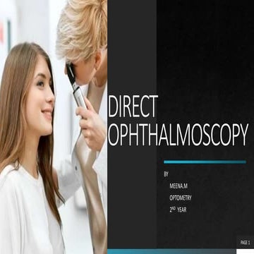  Direct ophthalmoscope