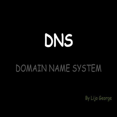 My Seminar on DNS