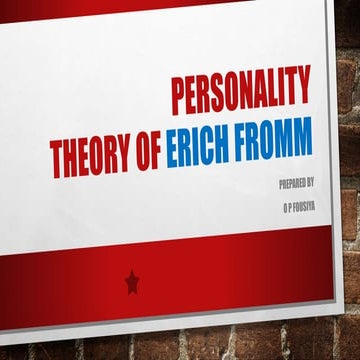  Erich Fromm- FREEDOM OF ESCAPE