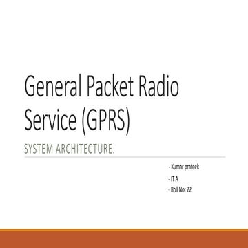 Seminar gprs