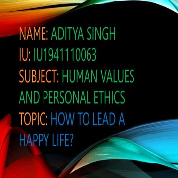 SEMINAR_HOW TO LEAD A HAPPY LIFE_IU1941110063.pptx