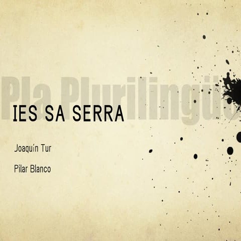 IES Sa Serra - Seminari AICLE