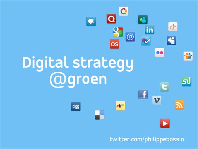 Digital strategy @ Groen - the Flemish Green Party