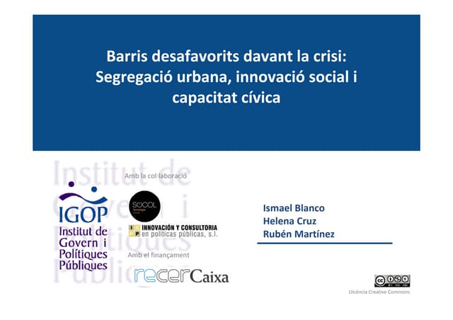 Barris i Crisi_Síntesi resultats In...