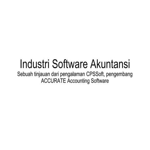 Seminar industrisoftware