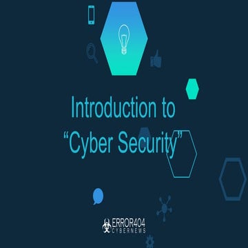 Introduction to Cyber Security